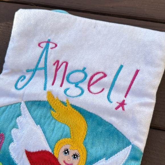 Brat Christmas. Angel Bellbottom Present Stocking - Picture 2 of 4